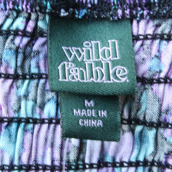 Wild Fable Long Sleeve Floral Mini Dress M - Picture 11 of 13